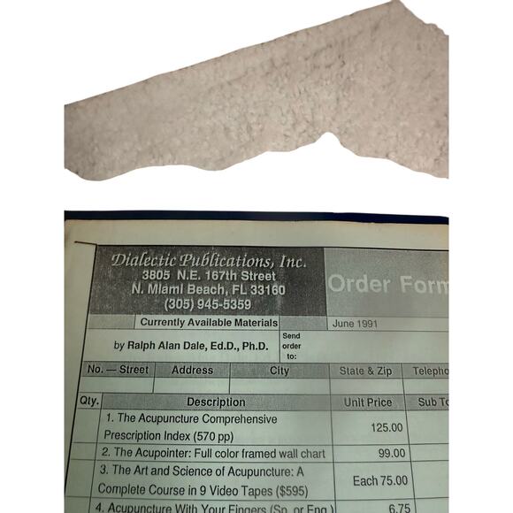 Macro-Acupuncture Manual Part 1 & Part 2 Manual / Ralph Alan Dale Ed.D.,Ph.D VTG - Picture 8 of 8